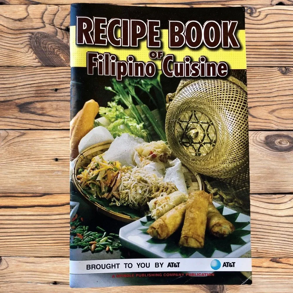 FILIPINO CUISINE Cookbook Recipe Book 1998 by AT&T